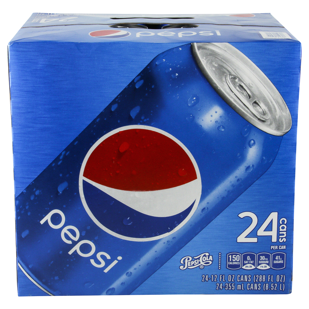 slide 3 of 30, Pepsi Cola Soda - 24 ct; 12 fl oz, 24 ct; 12 fl oz