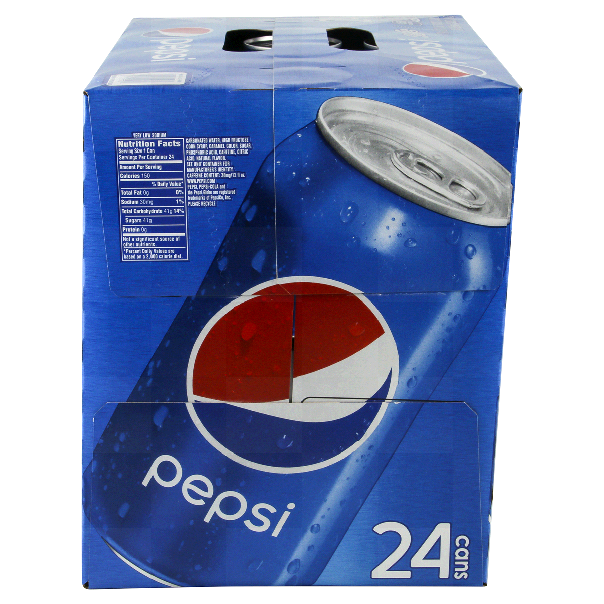 slide 16 of 30, Pepsi Cola Soda - 24 ct; 12 fl oz, 24 ct; 12 fl oz