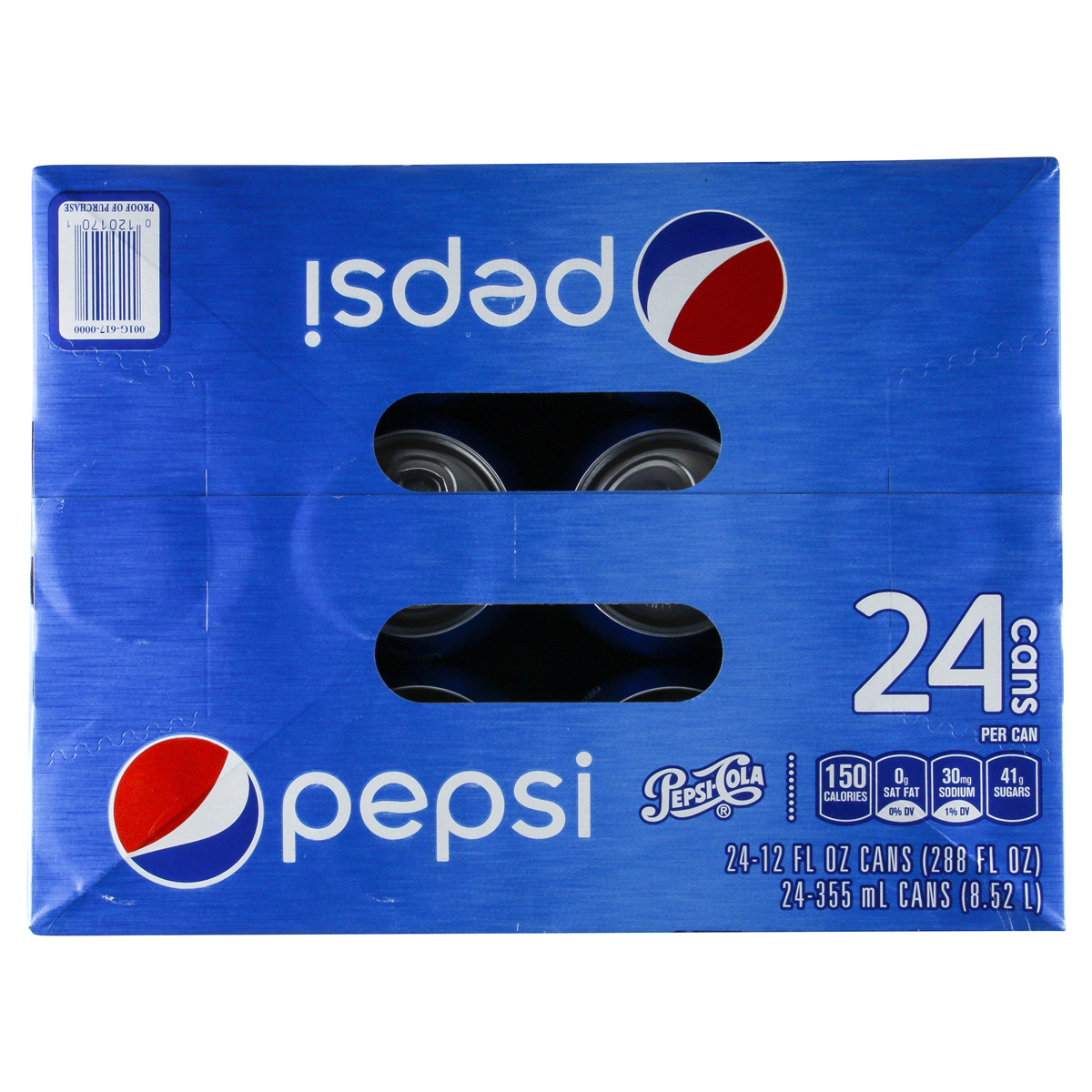 slide 10 of 30, Pepsi Cola Soda - 24 ct; 12 fl oz, 24 ct; 12 fl oz