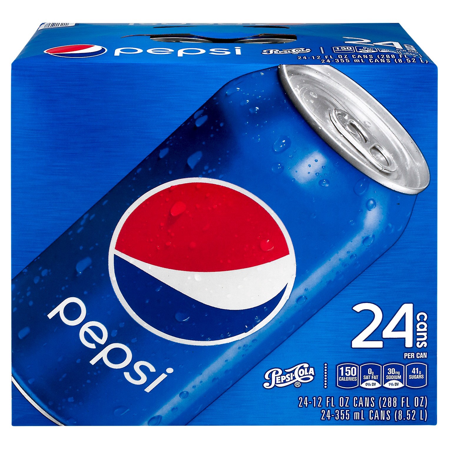 slide 1 of 30, Pepsi Cola Soda - 24 ct; 12 fl oz, 24 ct; 12 fl oz