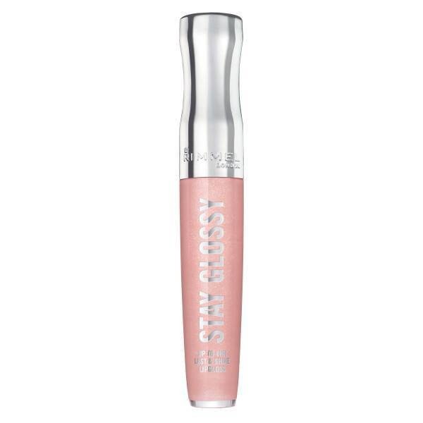 slide 1 of 3, Rimmel Stay Glossy Lip Gloss - Dorchester Rose - 0.18 fl oz, 1 ct