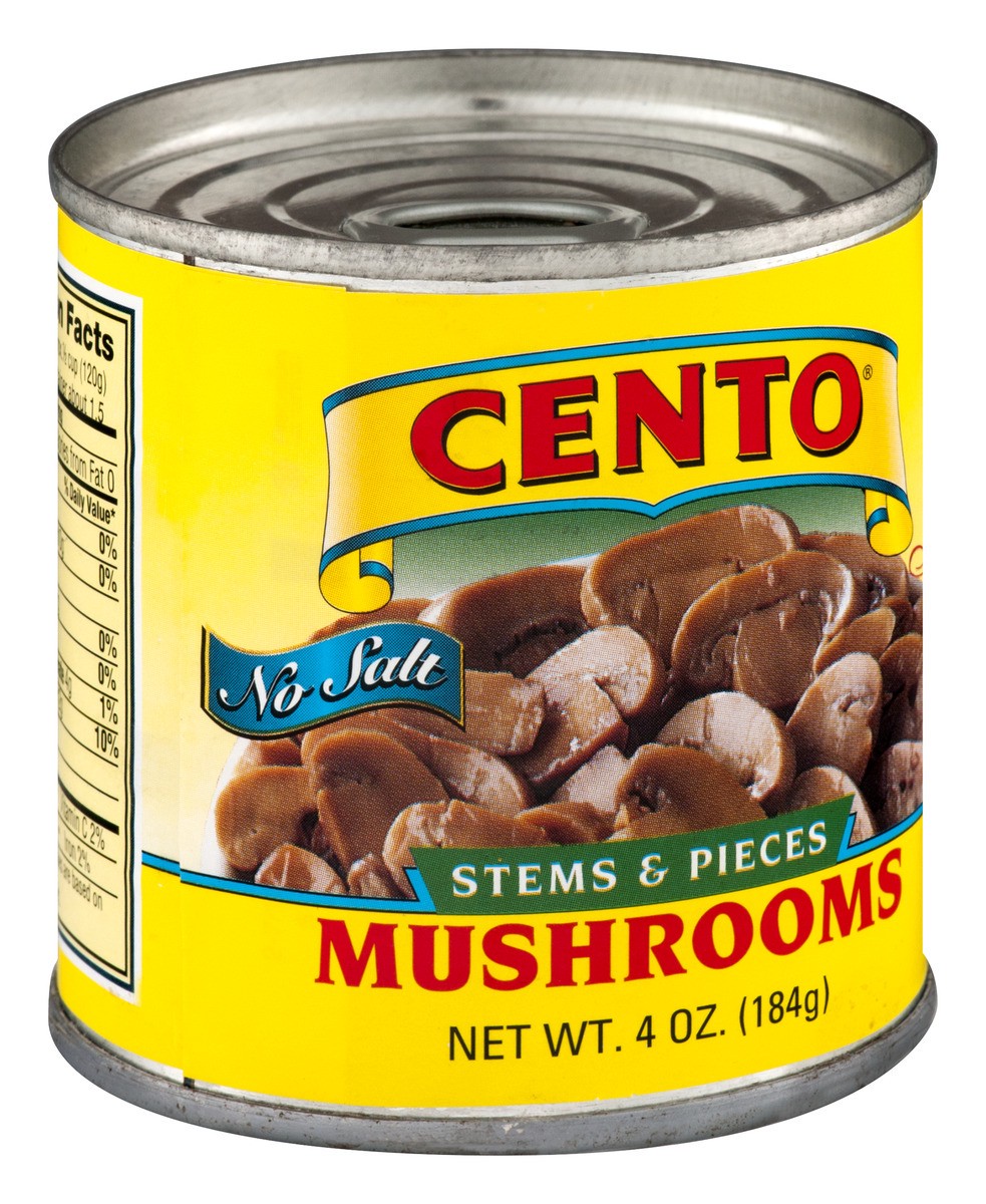 slide 2 of 9, Cento Mushrooms - Stems And Pieces, 4 oz