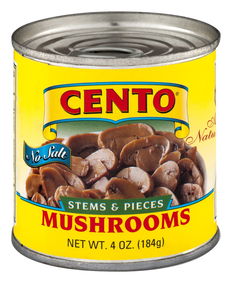 slide 1 of 9, Cento Mushrooms - Stems And Pieces, 4 oz