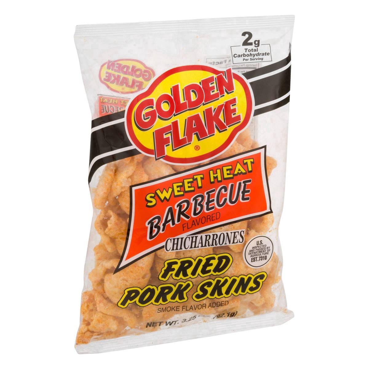 slide 15 of 21, Golden Flake Sweet Heat Bbq Skins, 3 oz