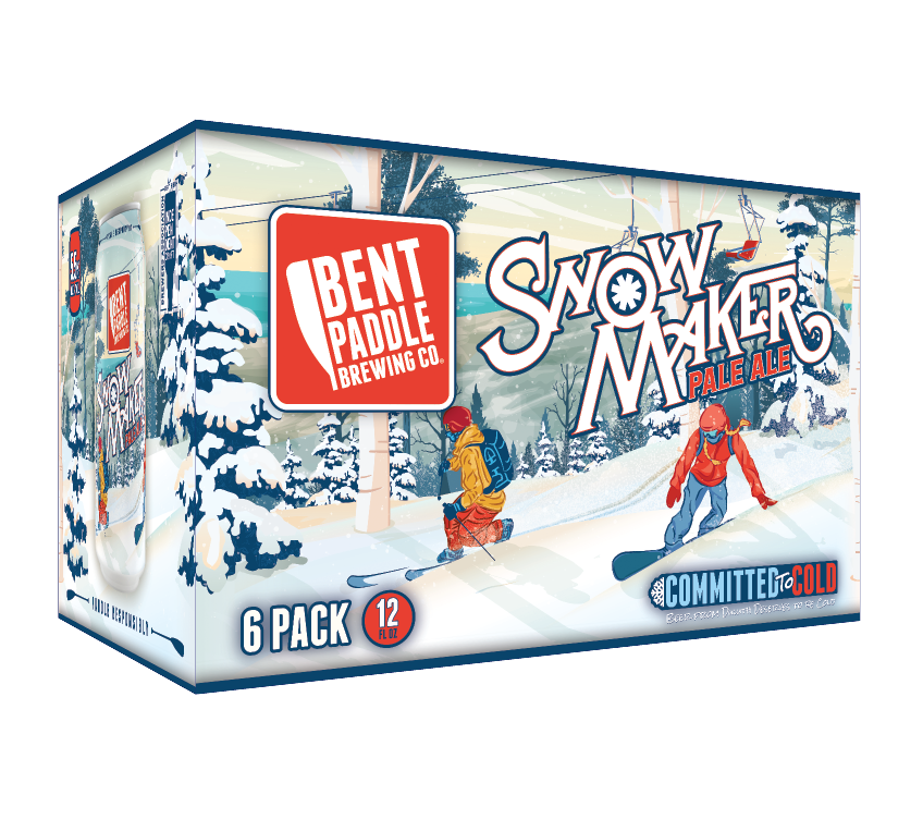 slide 1 of 1, Bent Paddle Brewing Co. Bent Paddle Snowmaker Pale Ale, 72 fl oz