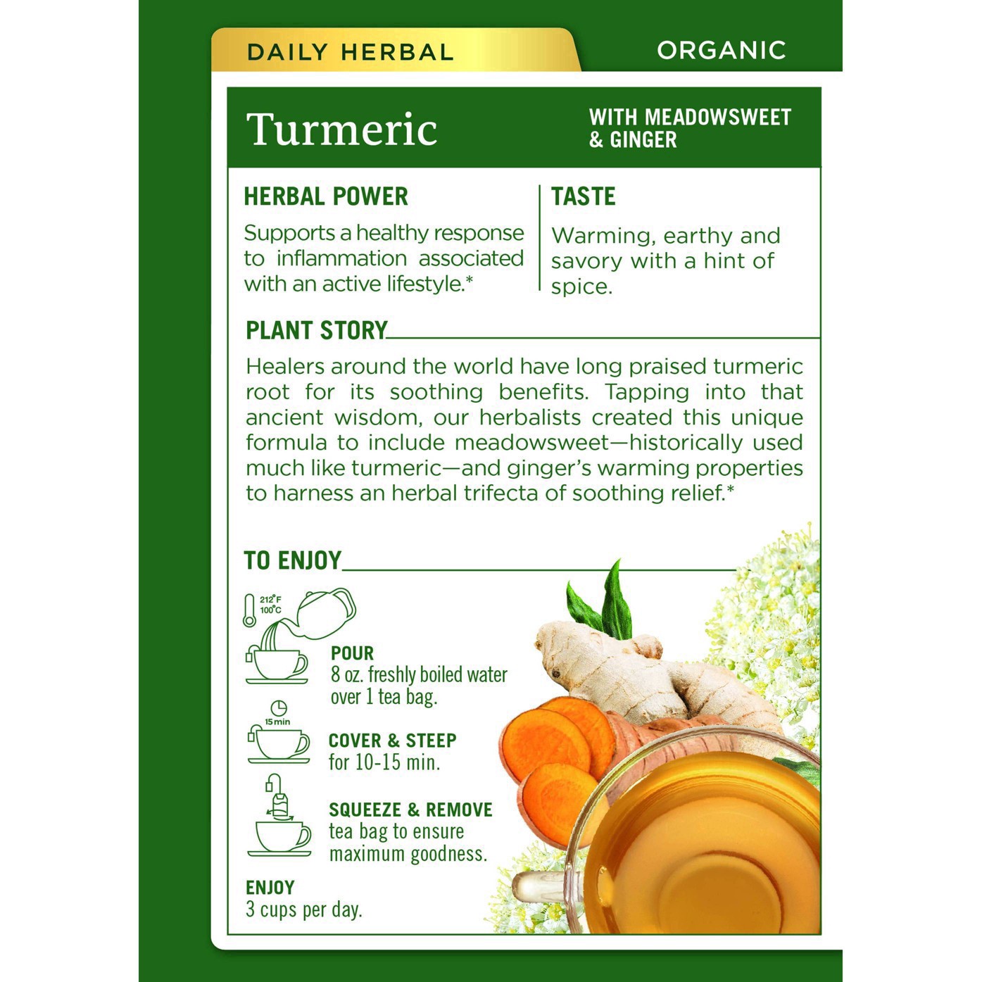 slide 46 of 49, Traditional Medicinals Turmeric & Ginger, 16 ct