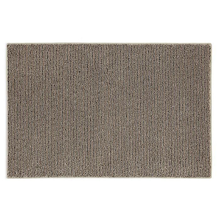 slide 1 of 5, Mohawk Home Pinstripe Washable Rug - Pecan, 1 ft 8 in, 2 ft 10 in