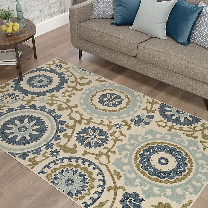 slide 6 of 6, Mohawk Home Savannah Rug - Blue Multi, 5 ft x 8 ft