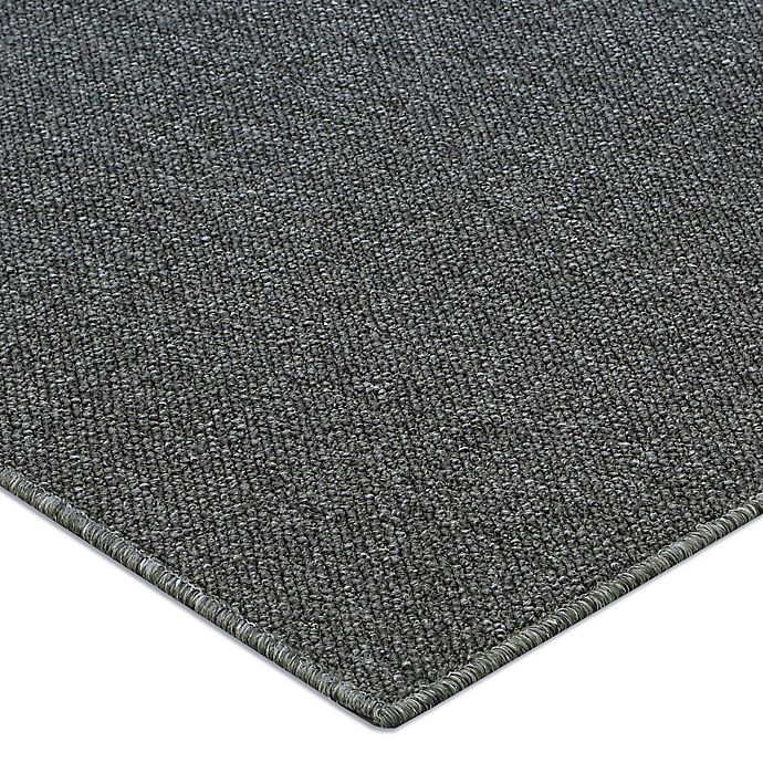 slide 3 of 4, Mohawk Home Back to College Lockstitch Area Rug - Charcoal, 5 ft x 7 ft