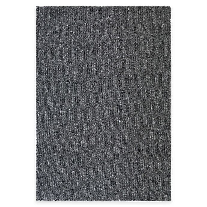 slide 4 of 4, Mohawk Home Back to College Lockstitch Area Rug - Charcoal, 5 ft x 7 ft