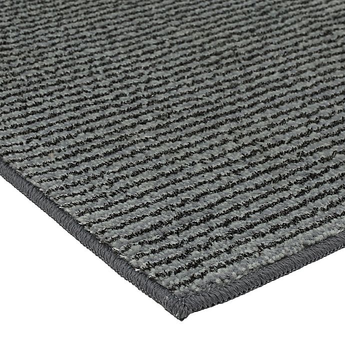 slide 2 of 6, Mohawk Home Pin Stripe Washable Accent Rug - Grey, 1 ft 7 in, 2 ft 8 in