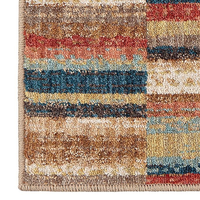 slide 2 of 3, Mohawk Home Squared Up Multicolor Runner, 2 ft x 7 ft