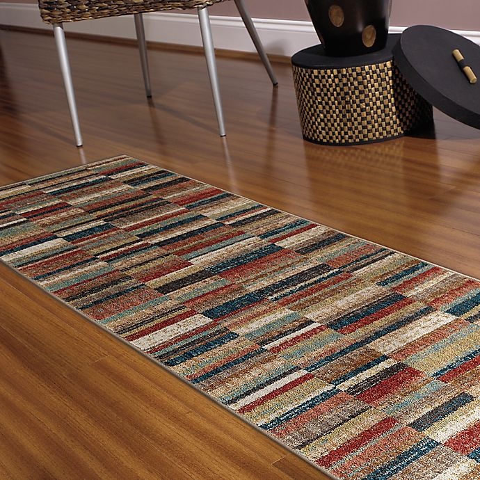 slide 3 of 3, Mohawk Home Squared Up Multicolor Runner, 2 ft x 7 ft