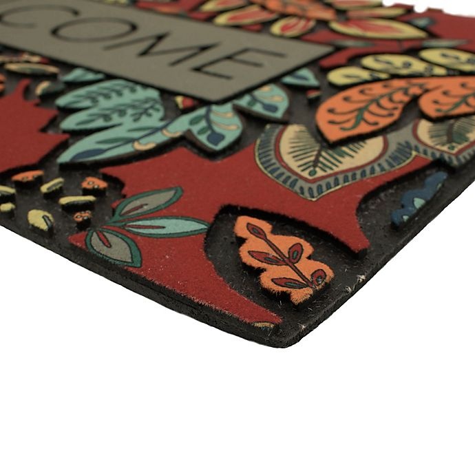 slide 3 of 3, Mohawk Home 18 x 30'' Empire Welcome Jacobean Door Mat - Red'', 1 ct