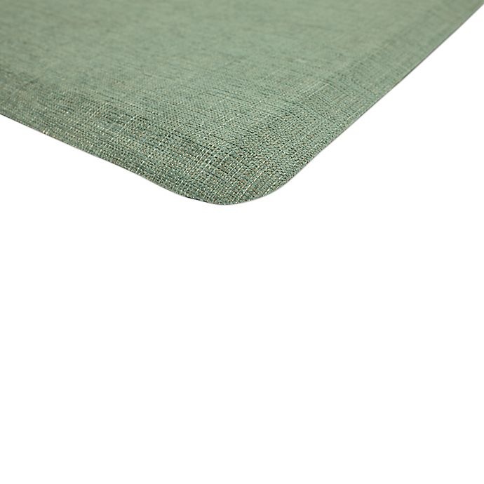 slide 2 of 5, Mohawk Home Intrigue Jacquard Kitchen Mat - Aqua, 18 in x 30 in