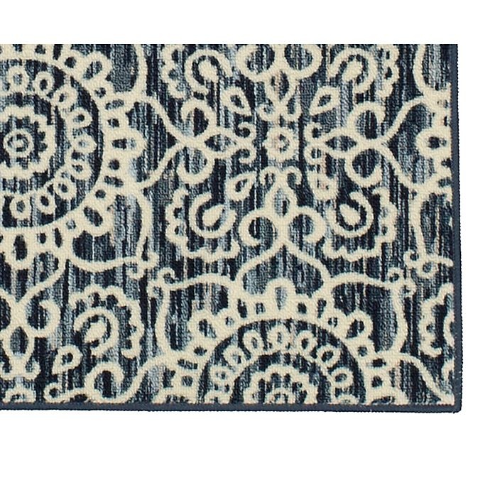 slide 3 of 4, Mohawk Home Richmond Medallion 2'6 x 3'9 Accent Rug - Blue, 1 ct