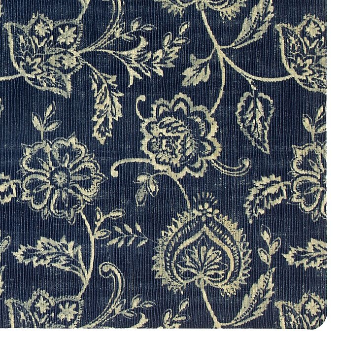 slide 3 of 4, Mohawk Home 23 x 36'' Tala Jacobean Kitchen Mat - Blue'', 1 ct