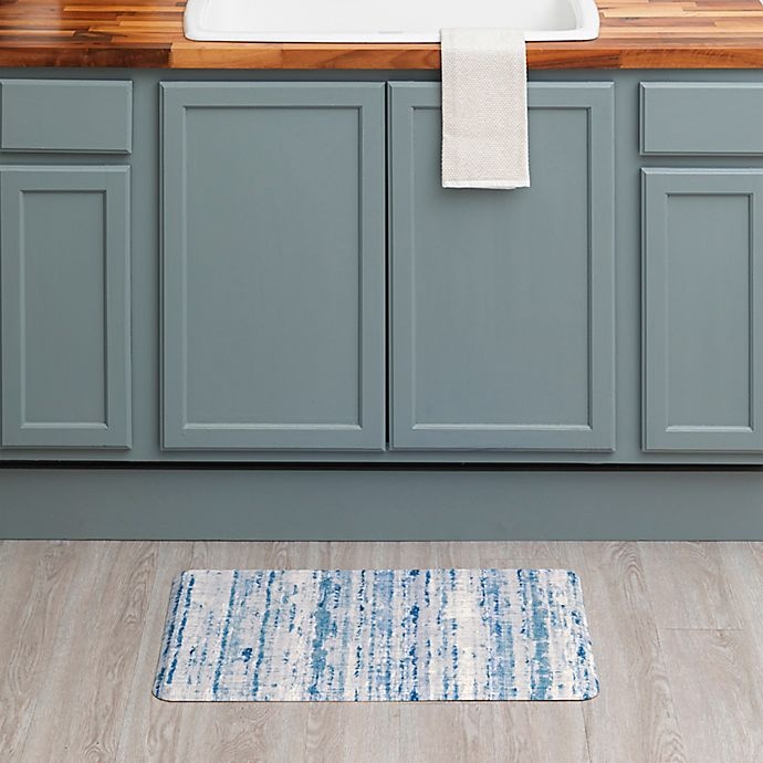 slide 5 of 6, Mohawk Home Cerulean Anti-Fatigue Kitchen Mat - Blue, 18 in x 30 in