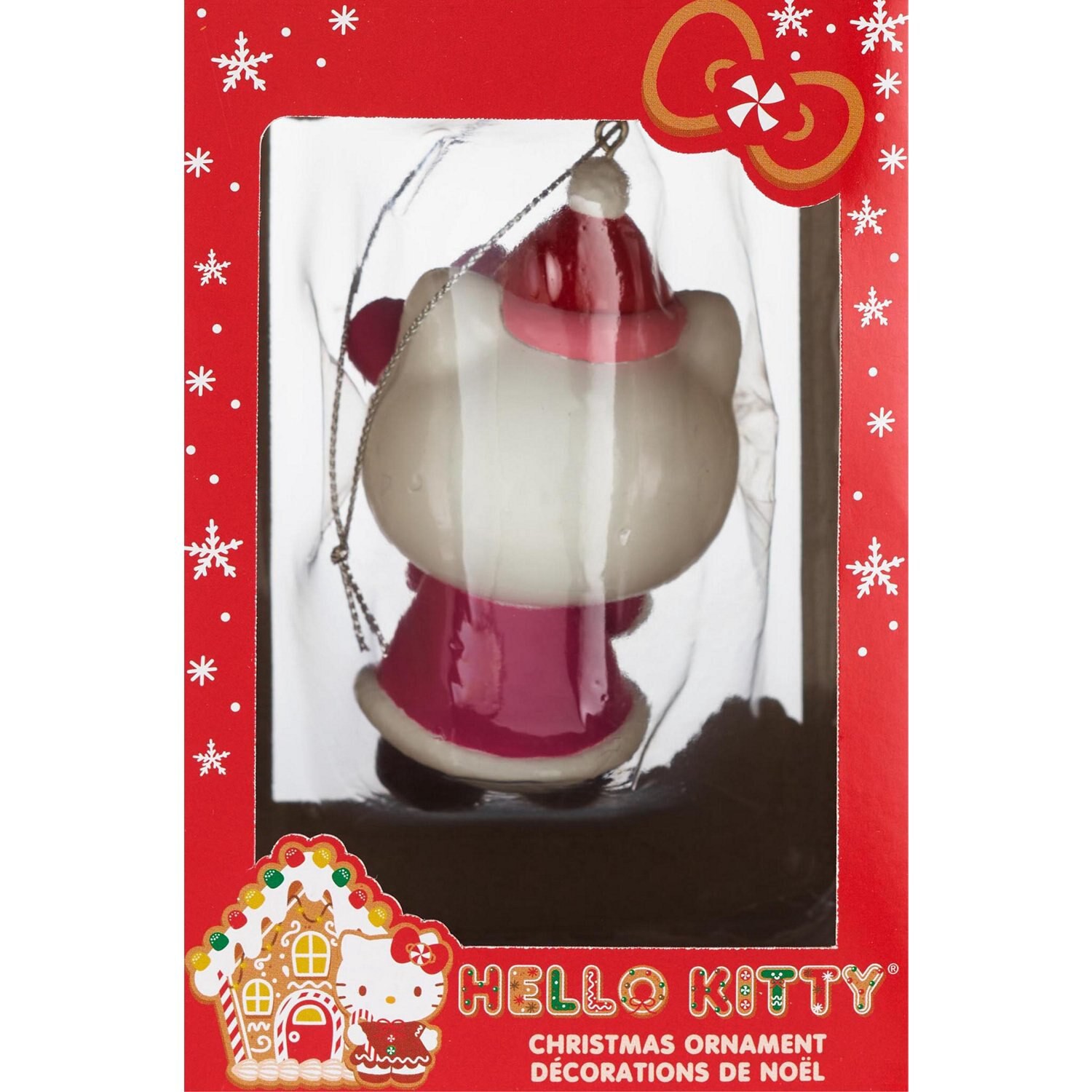 slide 2 of 4, Hello Kitty Candy Cane Christmas Ornament, 1 ct