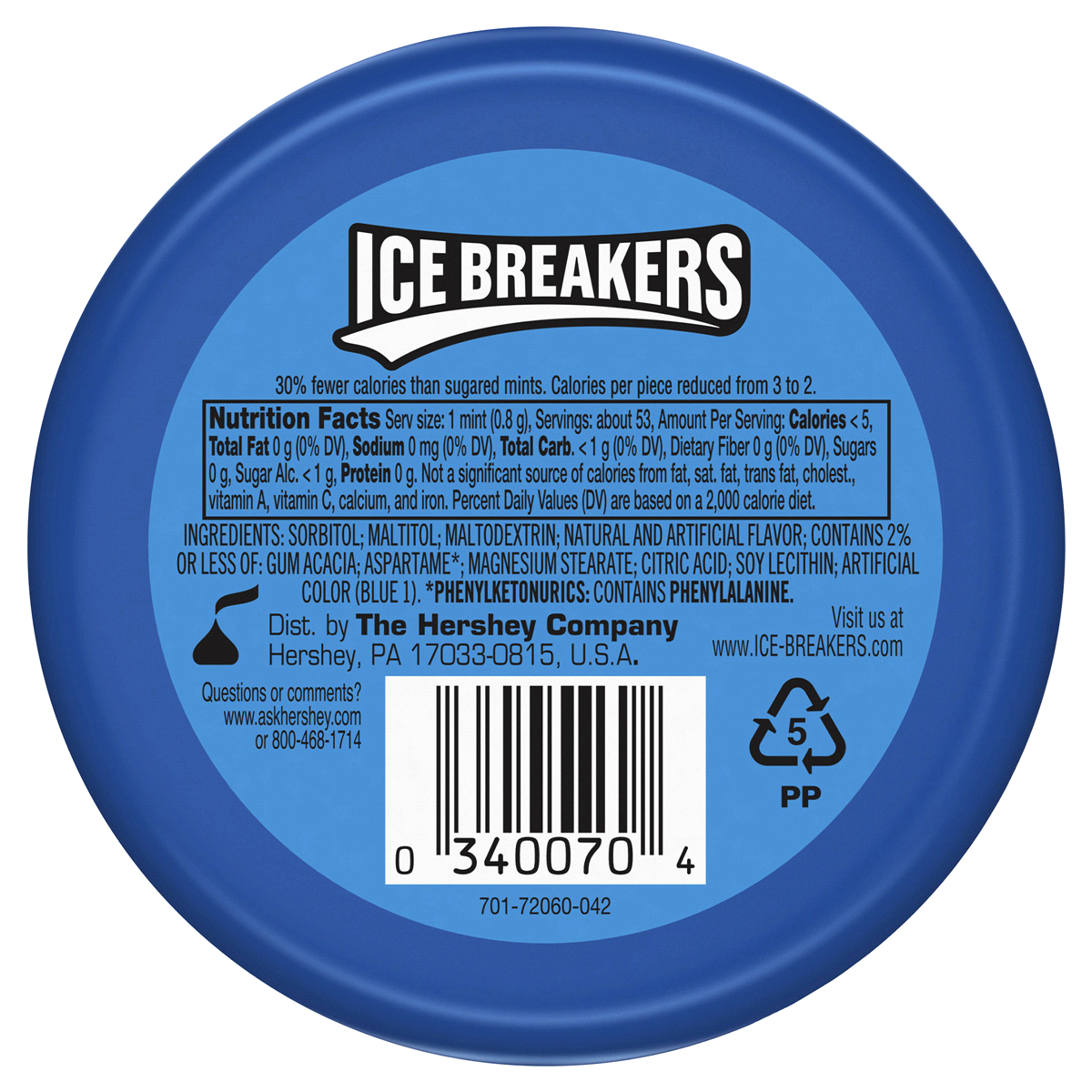 slide 11 of 23, Ice Breakers Sugar Free Cool Mint Candies, 1.5 oz