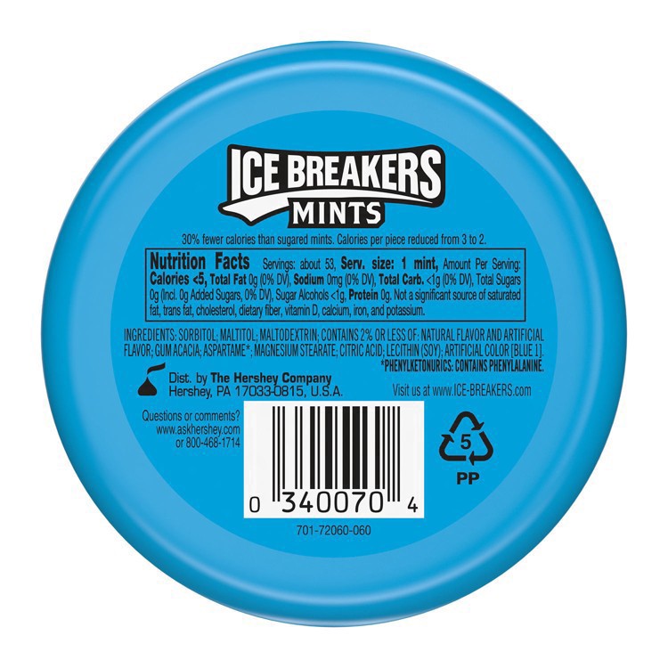 slide 19 of 23, Ice Breakers Sugar Free Cool Mint Candies, 1.5 oz