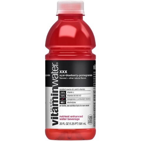 slide 1 of 1, vitaminwater Xxx Acai Blueberry Pomegranate 20Z, 20 oz