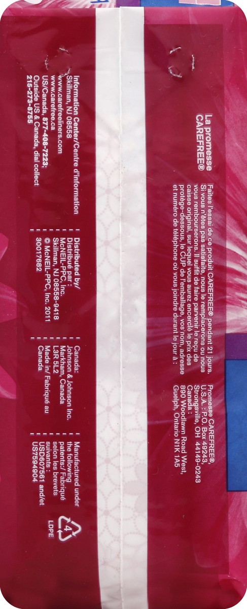 slide 2 of 6, Carefree Acti-Fresh Twist Resist Body Shaped Pantiliners Fresh Scent Regular - 54 Count, 54 ct