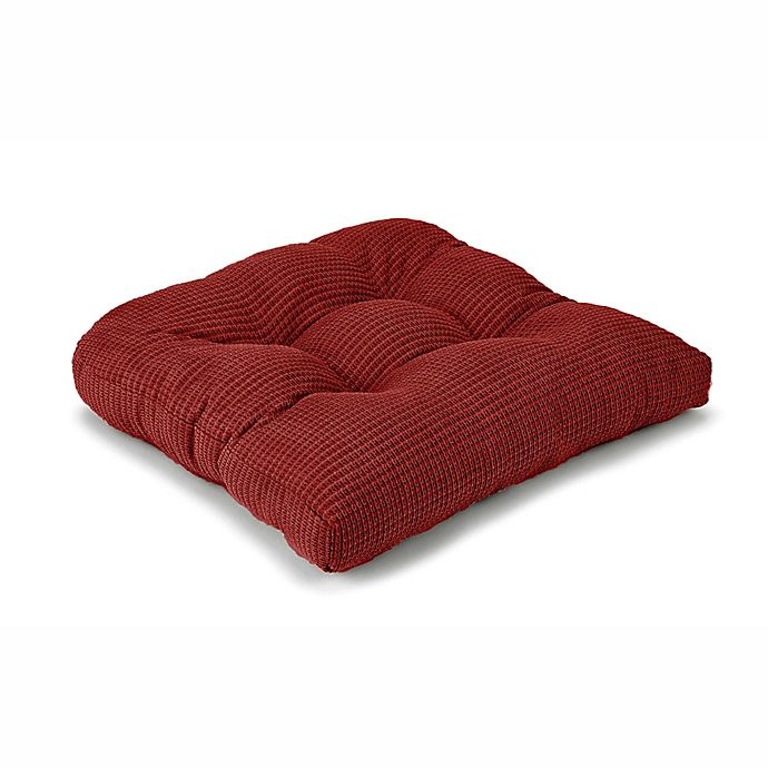 slide 2 of 2, Therapedic Memory Foam Chair Pad - Burgundy, 1 ct