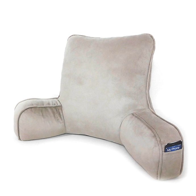 slide 2 of 2, Therapedic Oversized Foam Backrest - Grey, 1 ct