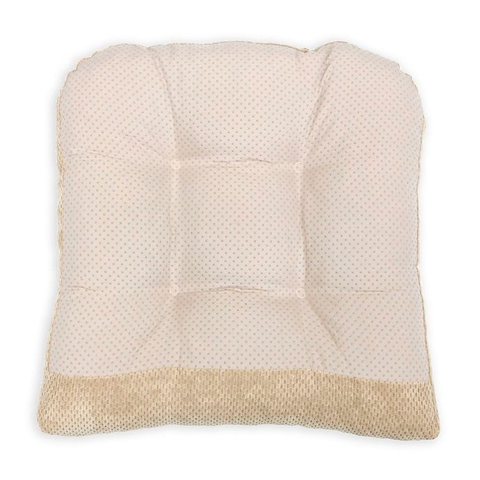 slide 2 of 4, Arlee Home Fashions Delano Memory Foam Chair Pad - Light Taupe, 2 ct