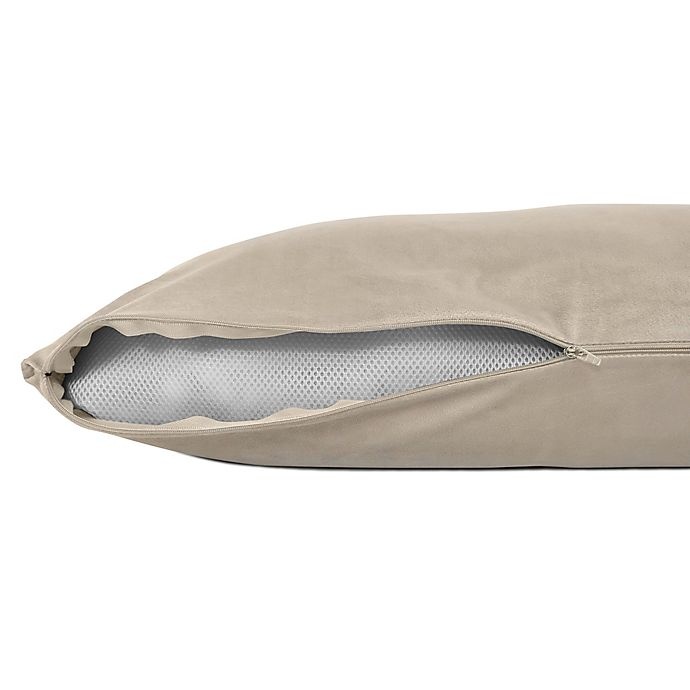 slide 3 of 6, Therapedic Euro Bed Pillow - Taupe, 1 ct