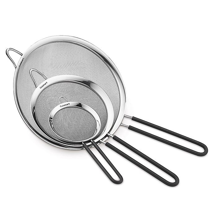 slide 1 of 1, Cuisinart Mesh Strainers, 3 ct