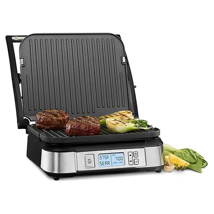 slide 4 of 5, Cuisinart Griddler Stainless Steel Electric Grill/Griddler & Panini Press, 1 ct