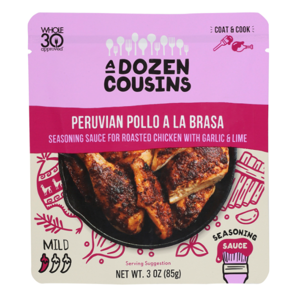 slide 1 of 1, A Dozen Cousins Peruvian Pollo A La Brasa Seasoning Sauce 3 oz, 3 oz