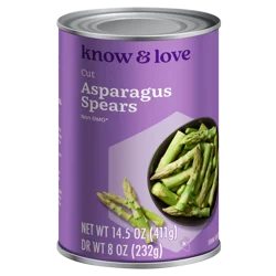 Know & Love Cut Asparagus Sprears 14.5 Ounces