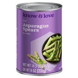 Know & Love Cut Asparagus Sprears 14.5 Ounces