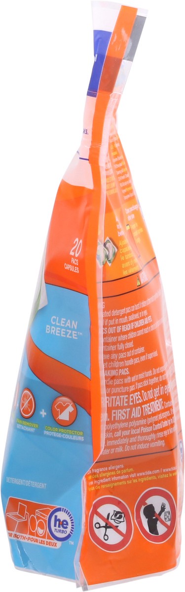 slide 10 of 11, Tide Pods 3 in 1 Clean Breeze Detergent 460 gr, 460 g