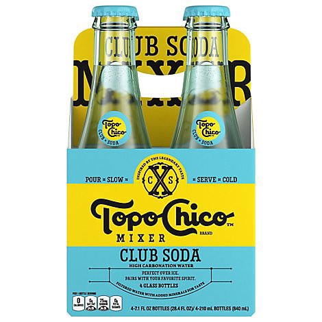 slide 1 of 1, Topo Chico Mixer Club Soda 4 - 7.1 Fl. Oz., 7.10 fl oz