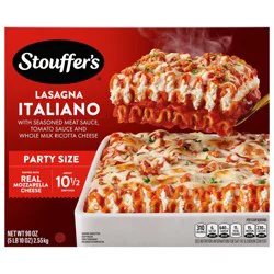 Stouffer's Lasagna Italiano, Party Size Lasagna Frozen Meals, Frozen Dinners