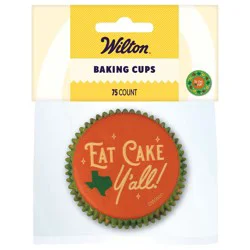 Wilton Baking Cups Eat Cake Y'all!