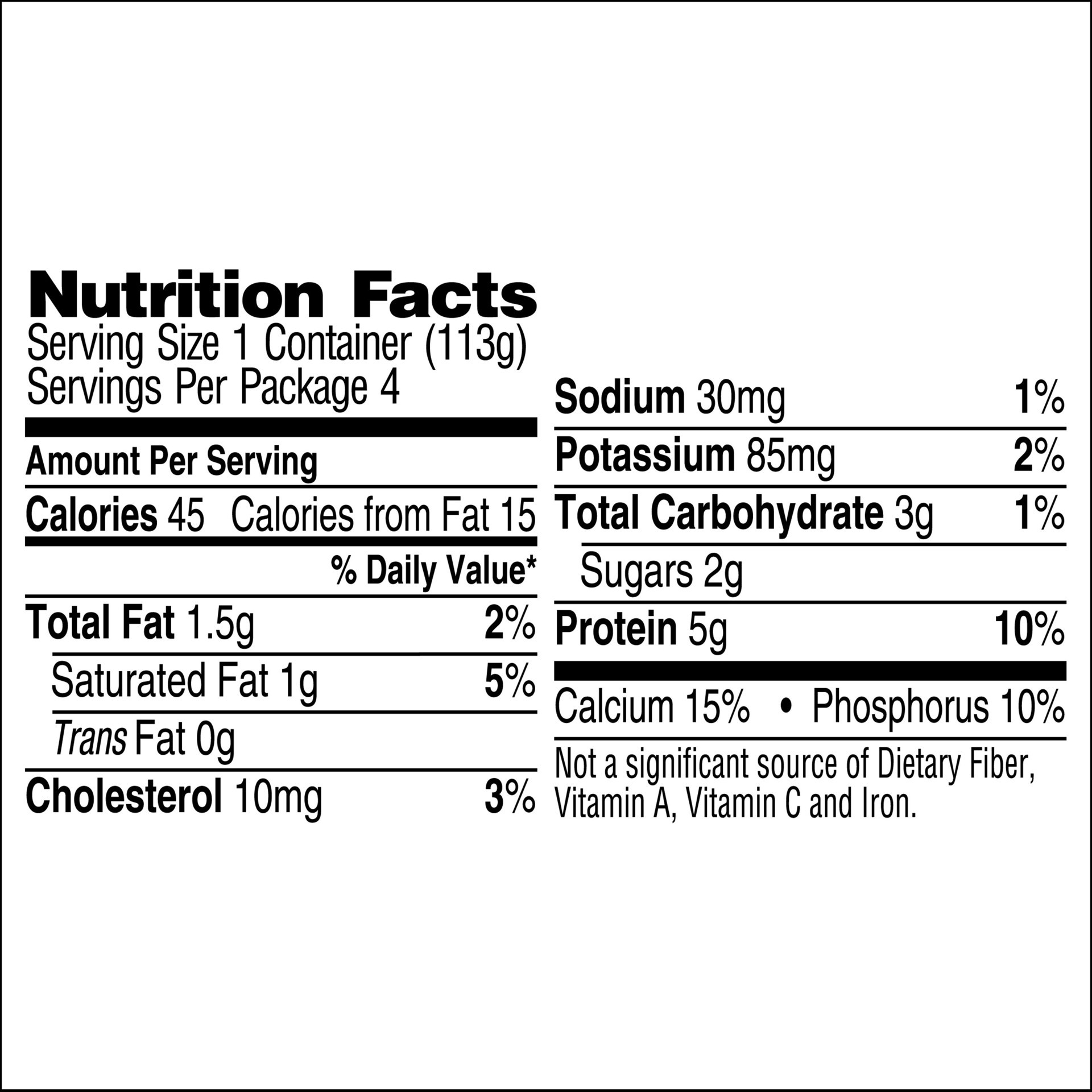 slide 2 of 9, Light + Fit Dannon Light + Fit Carb & Sugar Control Cultured Dairy Snack, Strawberries & Cream, Gluten-Free, 0g Added Sugar*, 4 oz., 4 Pack, 4 oz