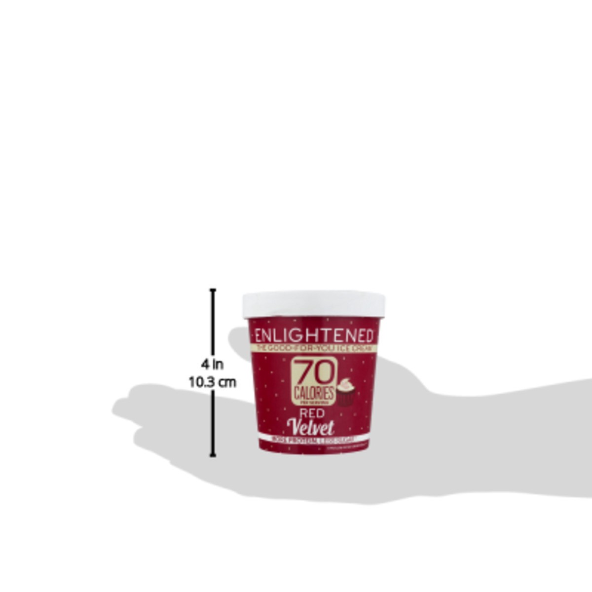 slide 2 of 11, Enlightened Keto Ice Cream Red Valvet, 16 oz