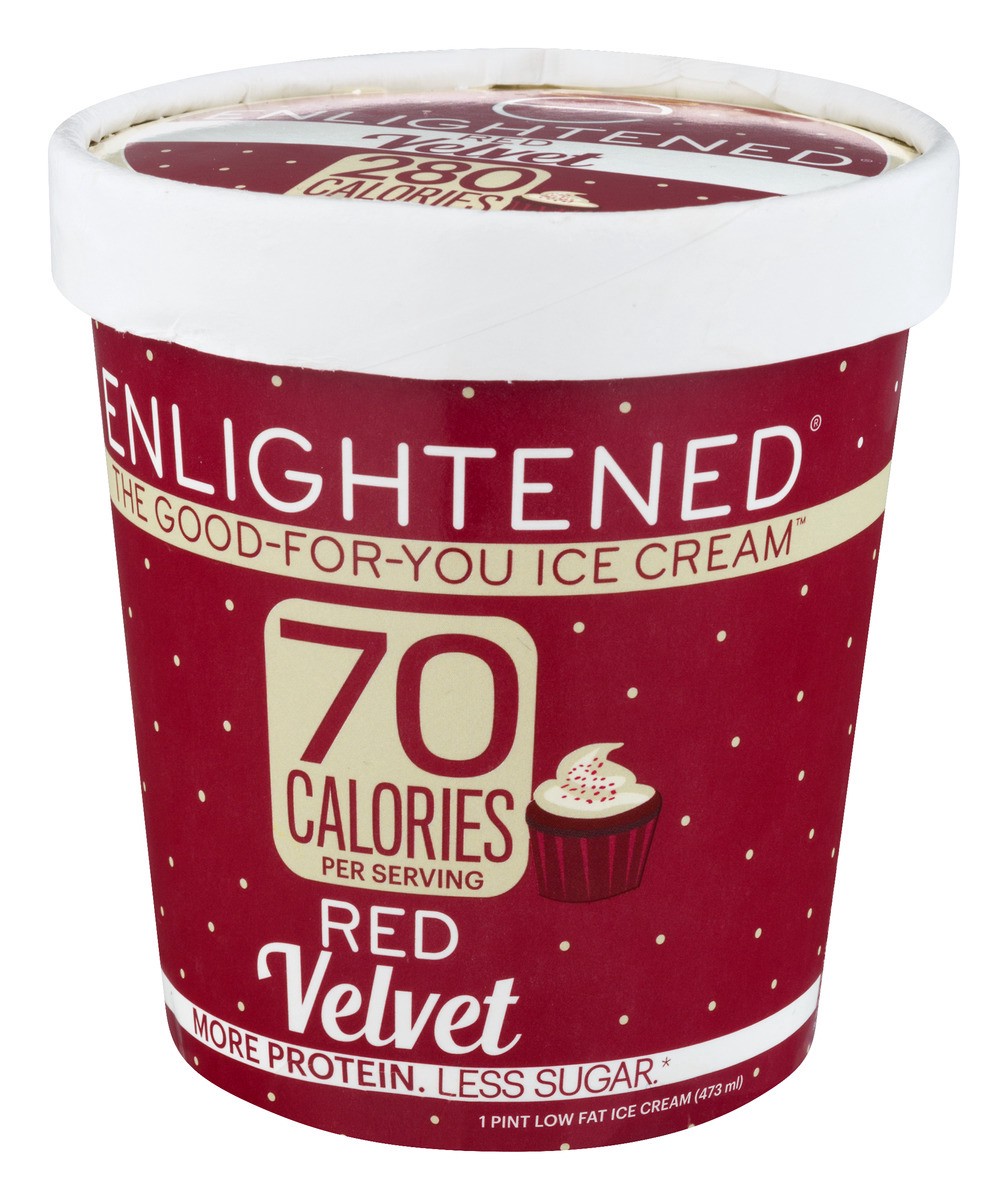 slide 10 of 11, Enlightened Keto Ice Cream Red Valvet, 16 oz