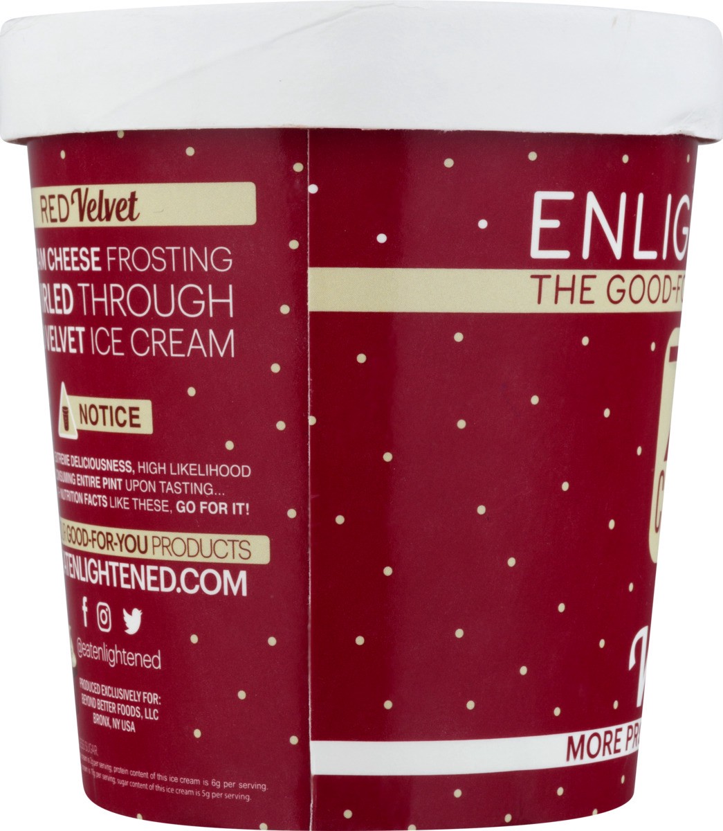 slide 11 of 11, Enlightened Keto Ice Cream Red Valvet, 16 oz