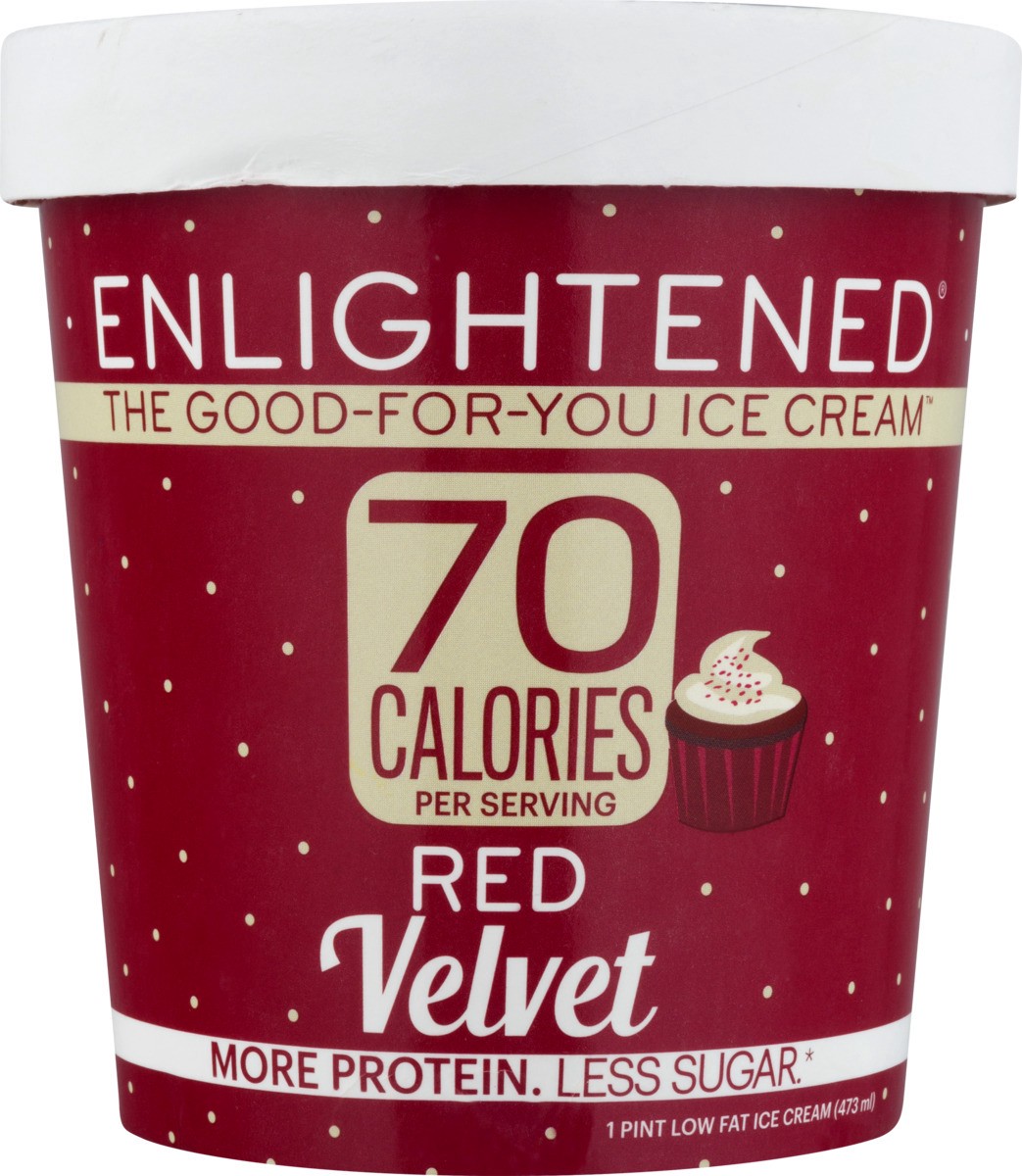 slide 7 of 11, Enlightened Keto Ice Cream Red Valvet, 16 oz