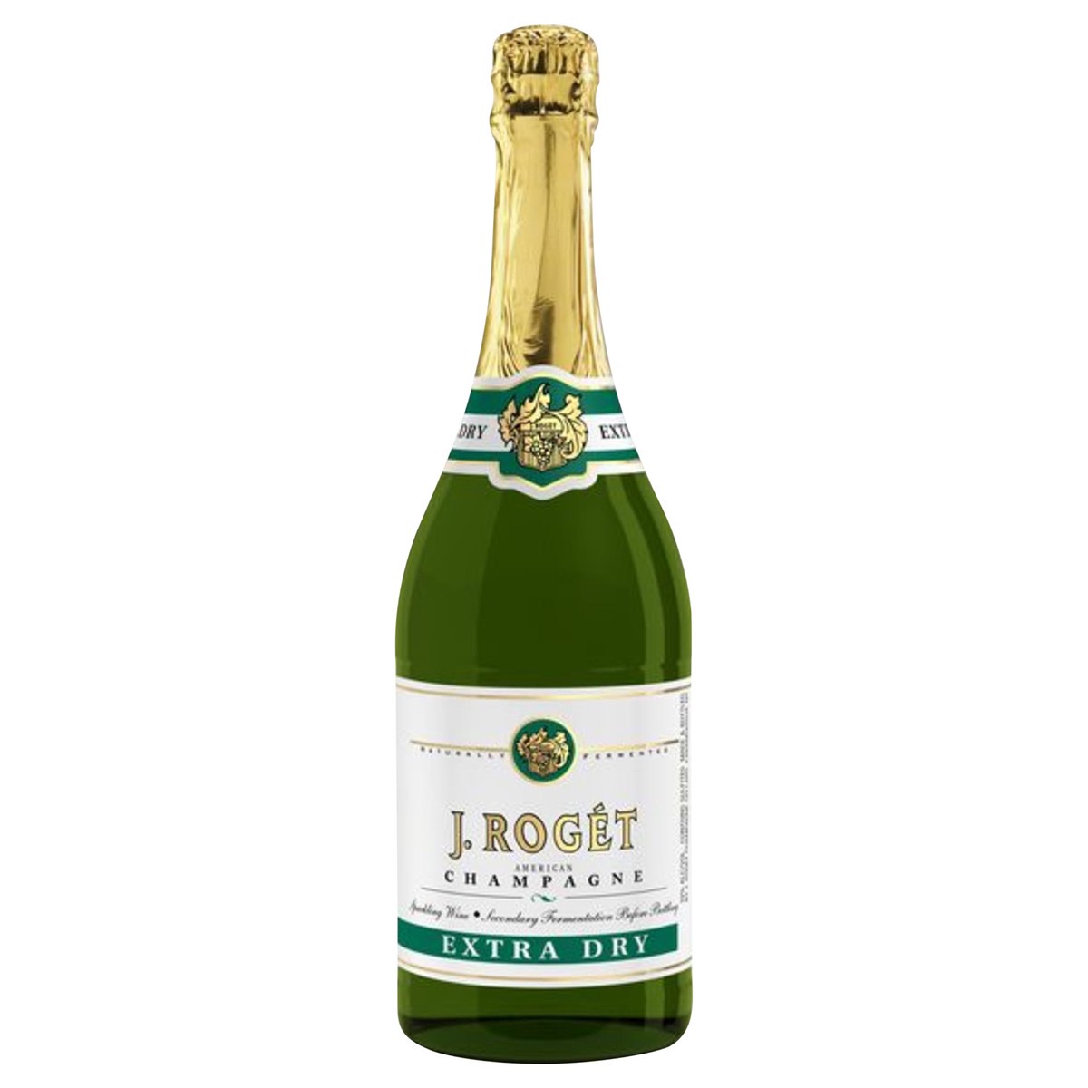 slide 1 of 3, J. Rogét American Champagne Extra Dry White Sparkling Wine, 750 mL Bottle, 25.36 fl oz