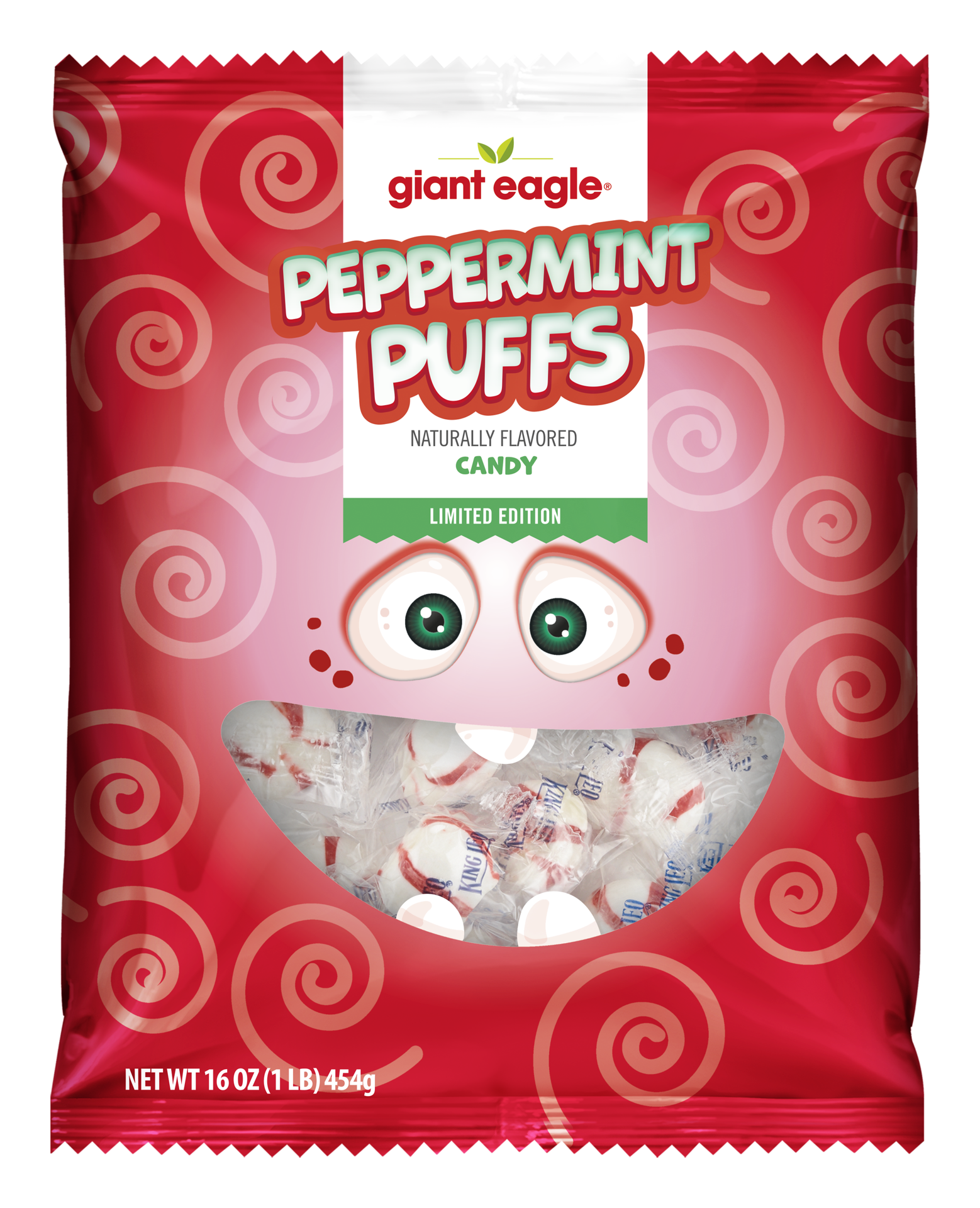 slide 1 of 1, Ge Peppermint Puffs, 16 oz