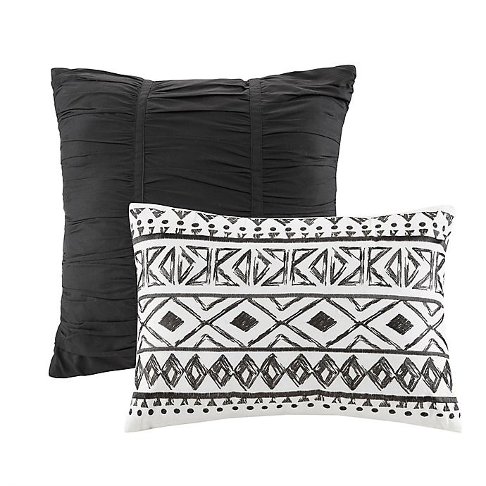 slide 10 of 14, Urban Habitat Larisa King/California King Comforter Set - Black, 1 ct