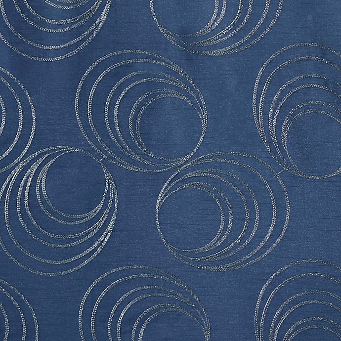 slide 3 of 3, Regency Heights Cosma Grommet Room Darkening Window Curtain Panel - Sapphire, 95 in