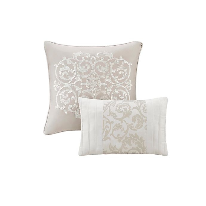 slide 5 of 8, 510 Design Ramsey Queen Embroidered Comforter Set - Neutral, 8 ct